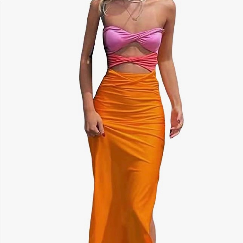 Maxi Split Cut Out Dress